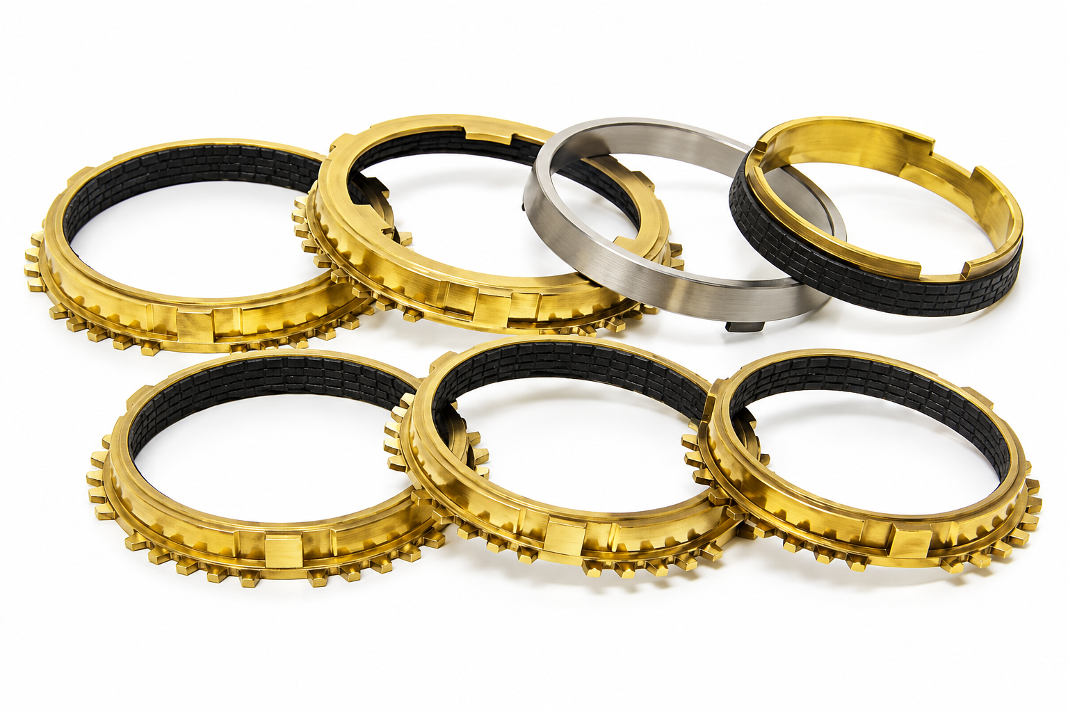 Synchrotech 92-02 Accord / 92-01 Prelude F22/F23/H23  1-5 Carbon Synchro Set